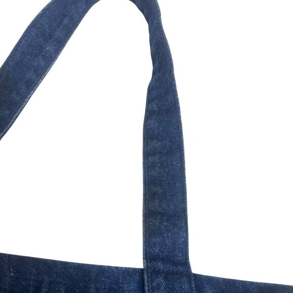 French Dressing Jeanswear Paris Denim Tote Bag Blue Cotton Casual - Picture 5 of 6